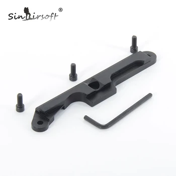 

SINAIRSOFT AK 74MP Side Mount Rail Plate Dovetail Scope Mount Rail Receiver Adapter W/ Mounting Hardware For AK74U Aluminium