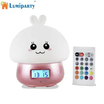 

LumiParty USB Charging Cute Patting Night Light with Remote Control Alarm Clock Recording Function Decoration Gift