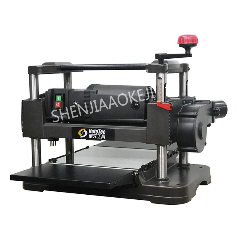 305mm fine flat knife planer 8750RPM Automatic vacuuming 1500W Industrial woodworking automatic feeding AC220V 3