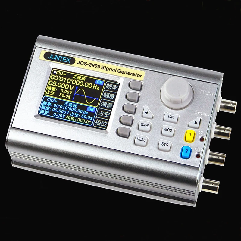 Генератор сигналов DDS JDS2900 60 МГц двухканальный счетчик частоты 100 240 В|Генераторы