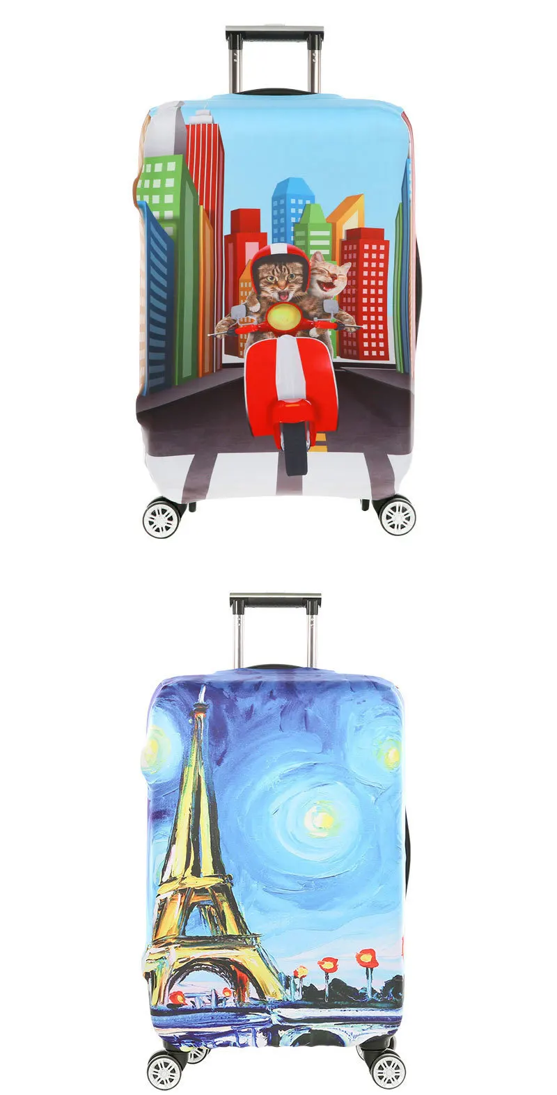 LDAJMW Travel Luggage Suitcase Protective Cover Elastic Thicken Luggage Cover Apply to 18''-32'' Trunk Case