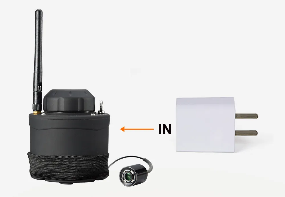 WIFI Underwater Camera FF3309 80M Wireless Operating Range Carp Sounder Deeper Fishfinder Fishing Fit For Android IOS APP (7)