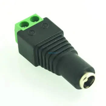 

10Pcs 12V 2.1 x 5.5mm DC Power Female Plug Jack Adapter Connector Plug for CCTV single color LED Light