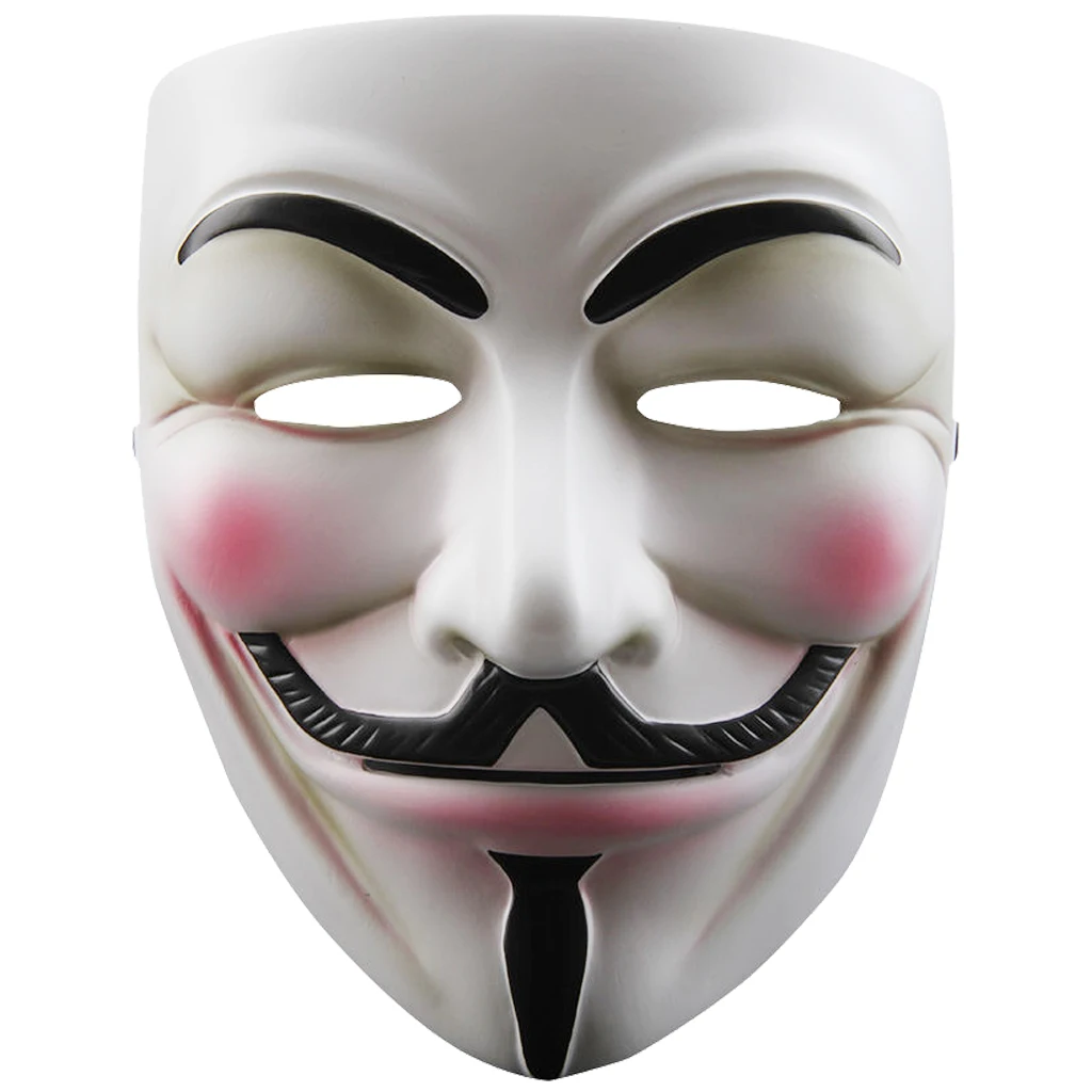 V for Vendetta Anonymous Guy Fawkes, полимерная маска для косплея, карнавальный костюм, игрушки