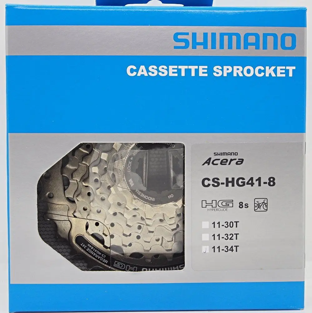 Оригинальный велосипед Shimano ACERA CS HG41 8 скоростей 10 30 T/10 32 34 T горный кассеты