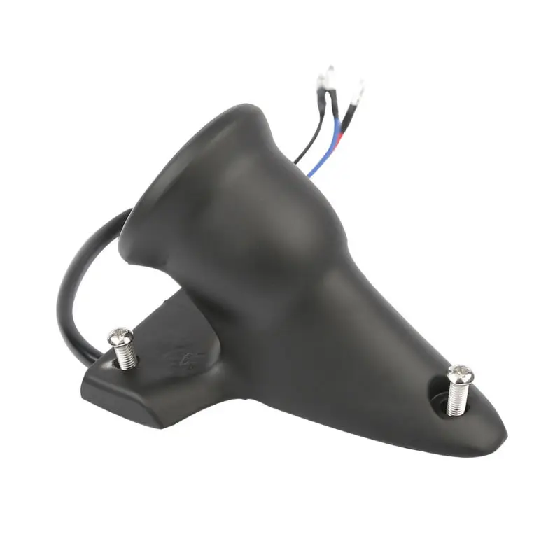 12 V светодиодный задние Мотоцикл Chrome Black тормозной фонарь светильник с сеткой