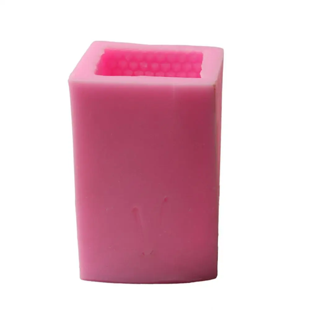 

TOPATY Candle Mold Bee Nest Silicone Square Mould DIY Candle Making Sculpture Embossed With Handmade Clear Outline