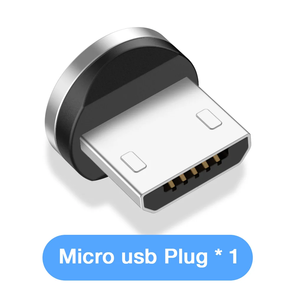 KISSCASE магнитные кабели для мобильных телефонов для iPhone Micro usb type C USB C зарядный кабель для samsung S10 HUAWEI P30 адаптер зарядки - Цвет: Only Micro plug