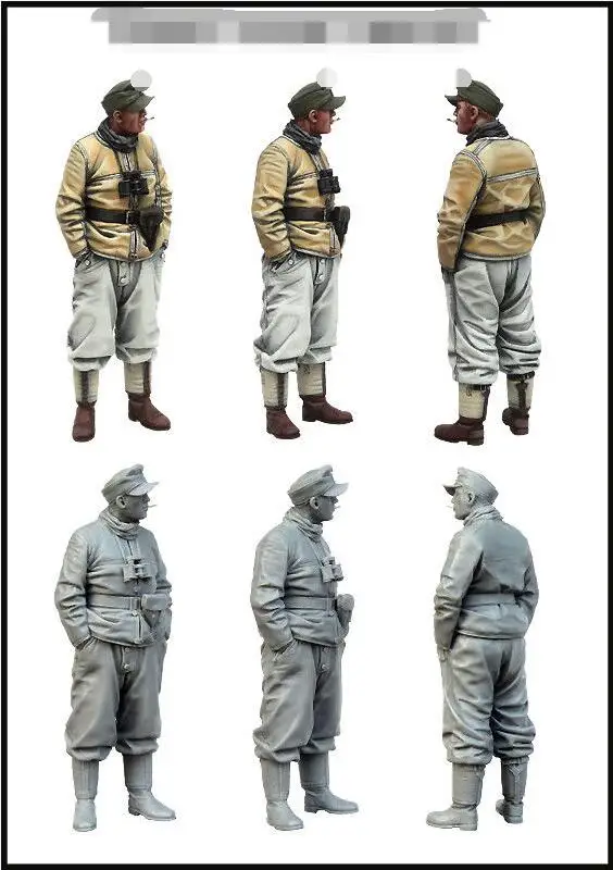 

1/35 Panzer Crewman stand (1 figures) toy Resin Model Miniature Kit unassembly Unpainted