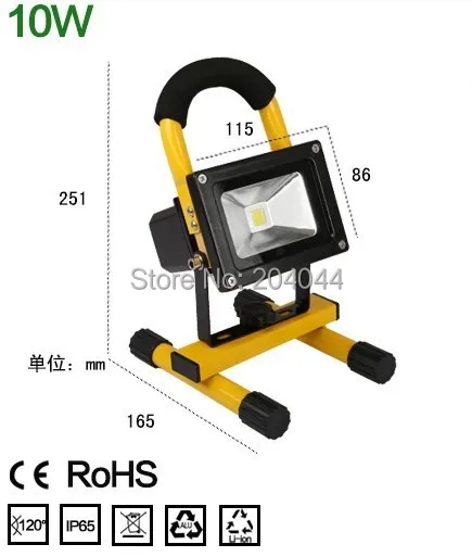 

2015 Modern New Arrival Sale Rechargeableled Flood Light 1pcs Lot 3000mah Can Use 4 Hours Bridgelux Cob Led Ip65 Waterproof