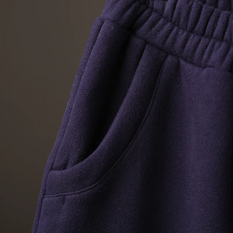 De Pantalones Suelta yellows Gruesas Mujeres K1228b Cintura Elástica Coreana the Versión Blue Las Y Black Invierno wZqqWU0Bnx