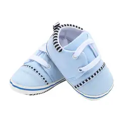 Милые для маленьких мальчиков обувь для девочек кружево Up обувь Мягкая Детская подошва обувь малышей повседневное прогулочная обувь