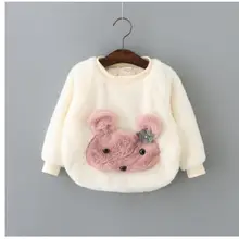 Новинка года; свитер для маленьких девочек; сезон осень-зима Детский свитер с длинными рукавами комплект из корейского шерстяного свитера с круглым вырезом для девочек