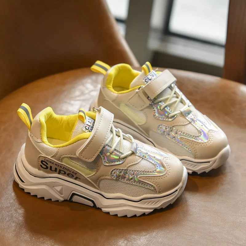 

KissMud 2019 Autumn Kids New Casual Shoes New Girls Fashion Pink Sneakers Baby Boys Mesh Breathable Soft Black Sports Shoes