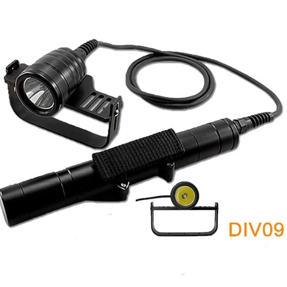 

Brinyte DIV09 LED Dive Light CREE XML2 1000lm LED Scuba Diving Torch Flashlight 200M Underwater Lamp