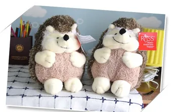 

stuffed animal plush 25cm cute hedgehog plush toy a pair hedgehogs dolls w843