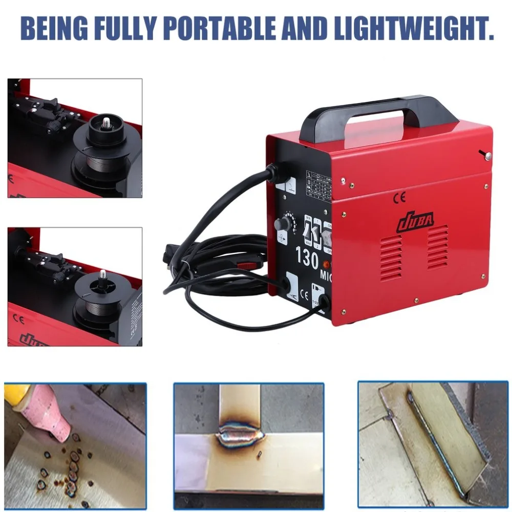MIG-230 нет-газовый сварочный аппарат В 130 в Электрический сварочный аппарат без газа MIG сварочное оборудование сварочные инструменты