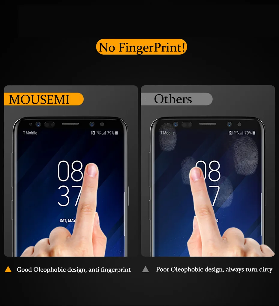 MOUSEMI Protective Glass For Samsung S9 S8 Plus Full Cover Screen Protectors 9H 3D Film For Samsung Galaxy S8 S9 Tempered Glass (9)