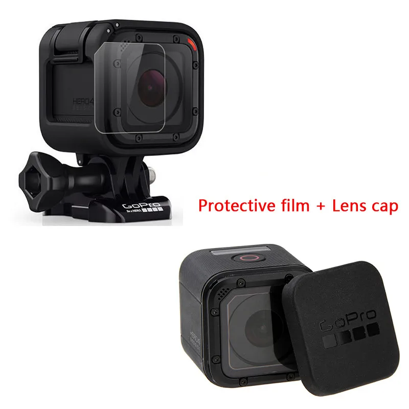 Защитная пленка для экрана из закаленного стекла Gopro Hero 4 5 Session с защитной крышкой
