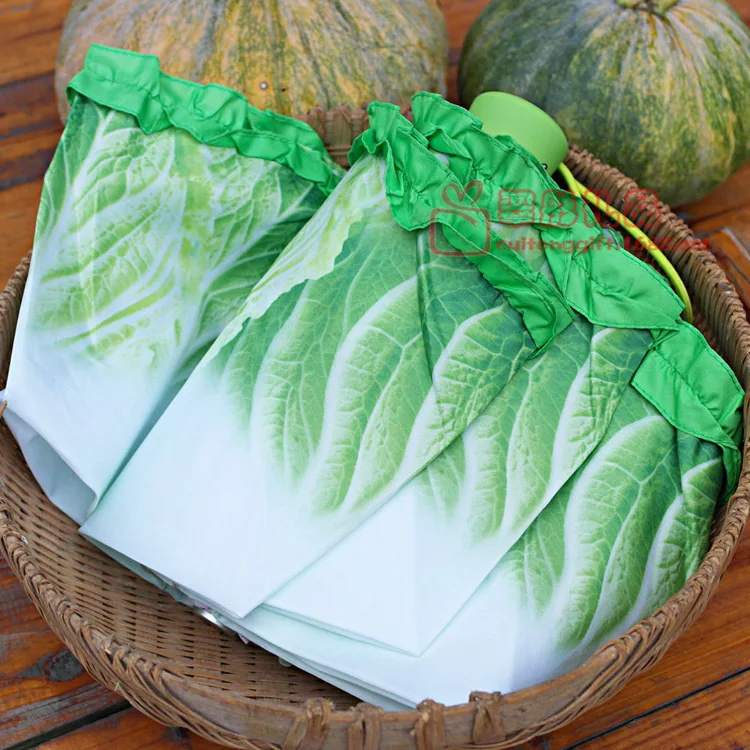 Творческий зонтик, модные сумки через плечо моделирование капуста салат зонтик фрукты и овощи детские зонтики