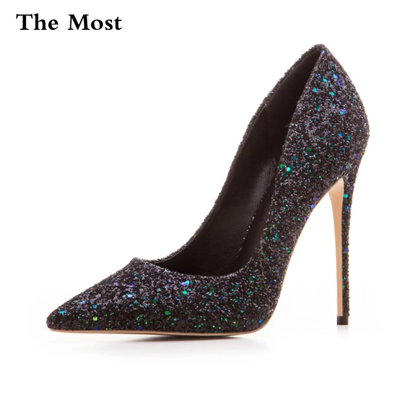 ARQAWomen Pumps High Heels Sexy Size 34-47 Spring Bride Pointed Toe High Heels Shoes Sexy Sequins six-color Women's shoes ARQAWomen Pumps High Heels Sexy Size 34-47 Spring Bride Pointed Toe High Heels Shoes Sexy Sequins six-color Women's shoes
