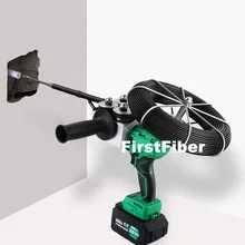 Автоматическое электрическое устройство для нарезания резьбы, электрический кабель и волоконно-волоконный кабель для установки, вставляемые кабели в трубу