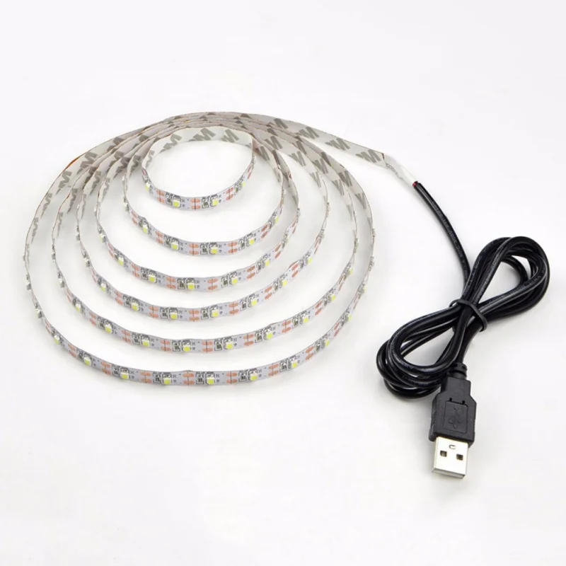 1 м 2 3 4 5 USB светодиодный интерфейсный ленточный светильник лампа SMD 3528