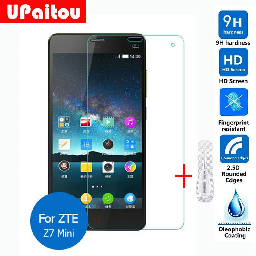 UPaitou закаленное стекло защитная Стекло пленка для ZTE Nubia Z7 Mini Dual SIM TD LTE NX507J Z7mini