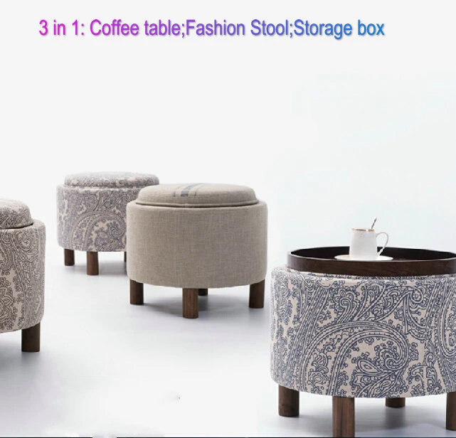 3 In 1 Wood Stool Tea Table Circular Storage Bar Table Living Room Coffee Table Heigh Quality Level Free Shipping Level X Table Chandeliers For Weddingstable Modern Aliexpress