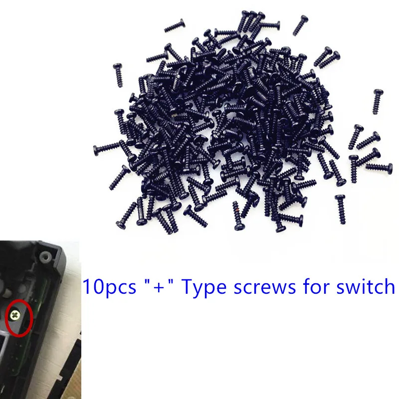 

10pcs Cross + Type Screws for Nintend Switch NS NX Joy-con Nitendo Switch Joycon Repair Screws Replacement Part