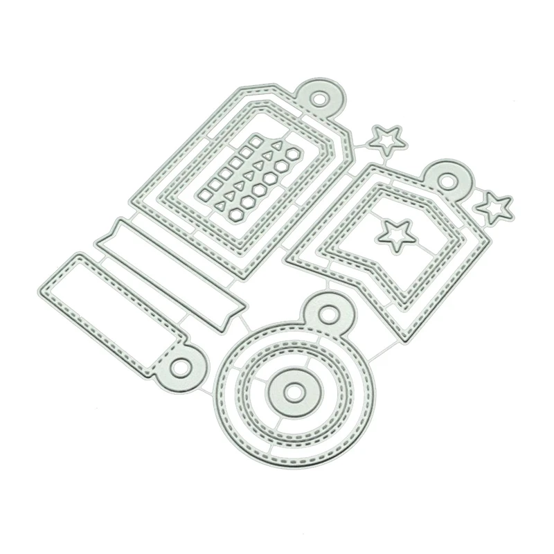 

Tags Merry Christmas Xmas DIY 3D Metal Cutting Die Scrapbooking Frame Etching Knife Dies Greeting Crafts Photo Decor