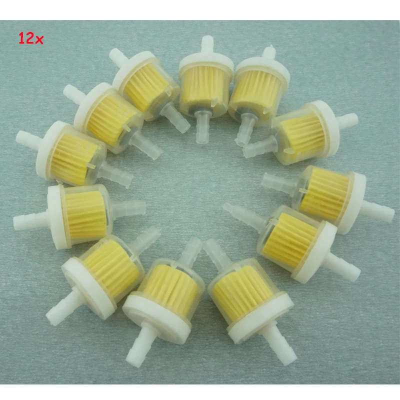 1set/12pcs Universal Motorcycle Gasoline Gas Tank Filter Fuel Gas