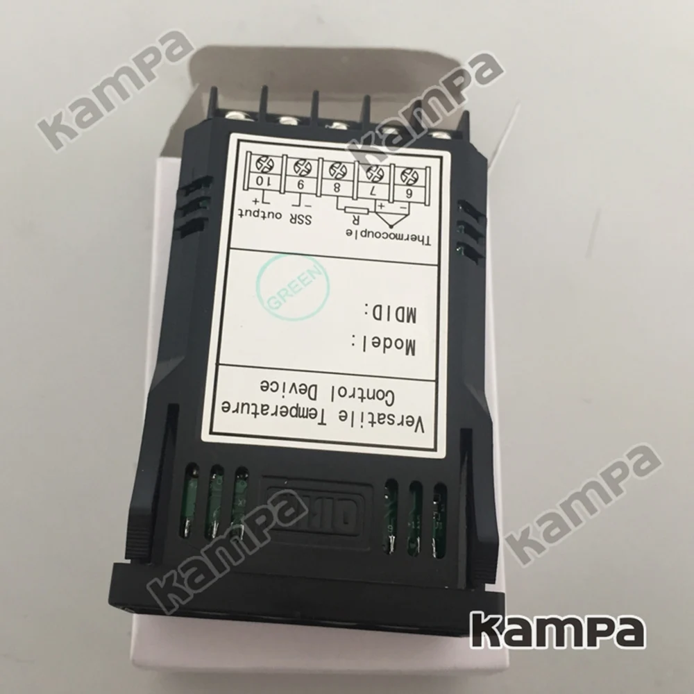 XMT7100 DC12V Интеллектуальный светодиодный цифровой PID контроллер температуры сигнализации реле Ouput панель размер 48*24 мм