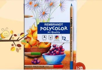 

12/24/36/72 color oily color pencils art hand-painted design tin box for LYRA Rembrandt oil color drawing pencil set