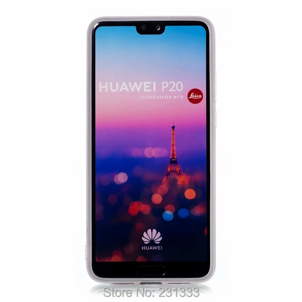 Мягкий ТПУ чехол с мультяшным цветком c ku для Huawei P20 PRO P8 LITE 2017 P Smart Butterfly Bird Relief Oil GEL