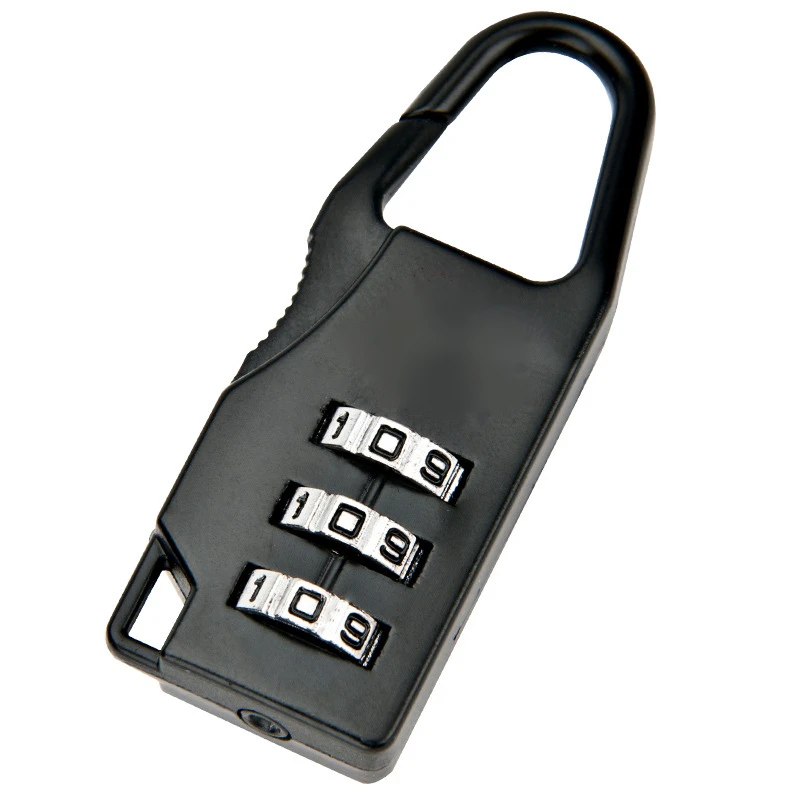 

2pcs Mini 3 Digit Combination Safe Code Number Lock Padlock for Lugga Zipper Bag Backpack Handbag Prevent loss