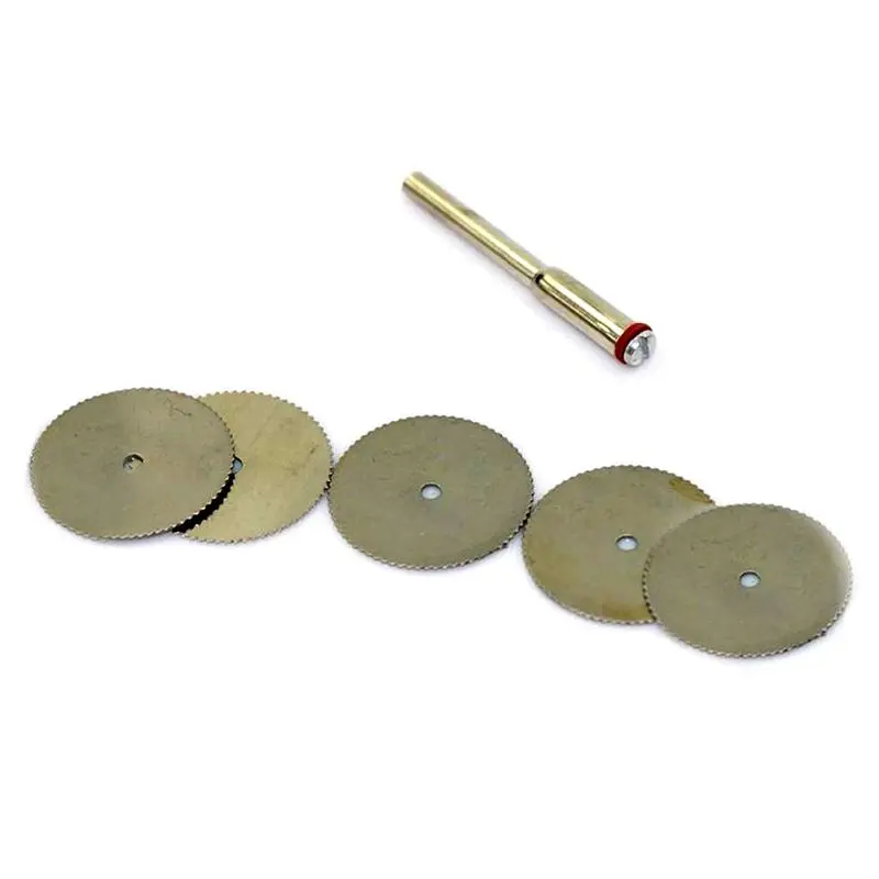 

6Pcs/Set 22mm Disc Wheel Cutting Blade Wood Saw for Drill Multi Rotary Tool Mini Drill Rotary Tool Accessories