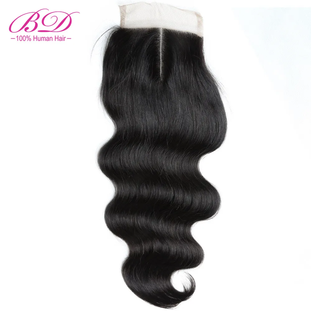 BD волосы перуанские волосы волнистые кружевные парик с пробором посередине Remy человеческие волосы натуральный цвет 8-2" дюймов