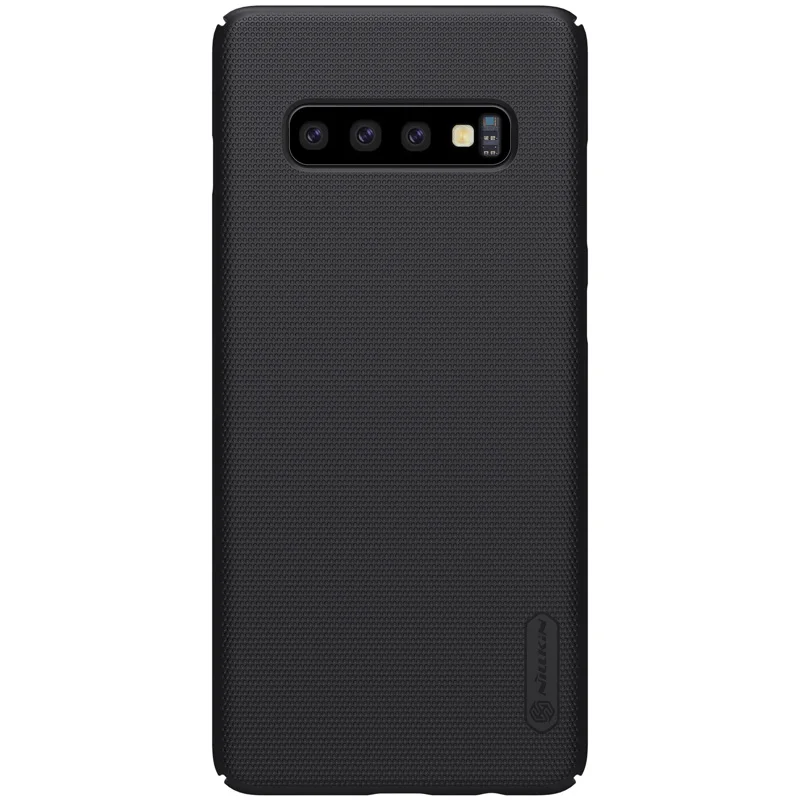 Nilkin для samsung Galaxy S10 плюс Чехол NILLKIN Матовый Жесткий ПК назад телефон сумка-чехол для samsung S10e/S10 Lite Капа - Цвет: Black