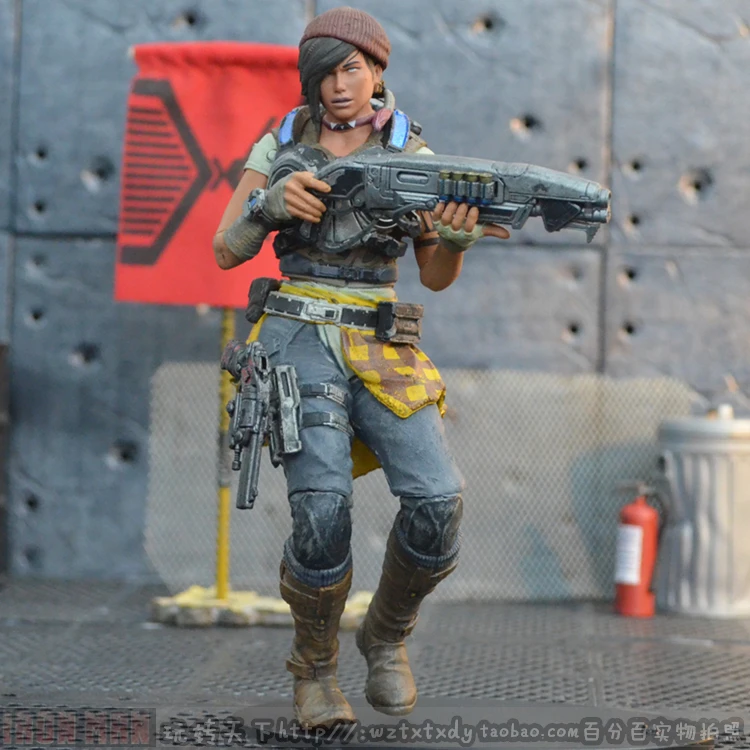 

Great Quality McFarlane Gears of War Opp Bag Pack 4Kait Diaz Movable Doll Model Toy Action Figure