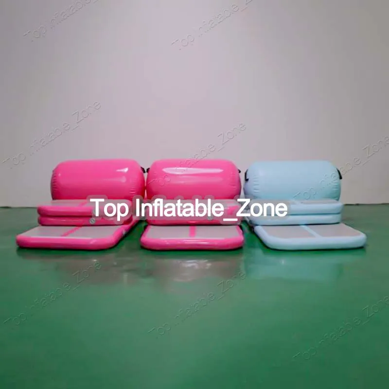 

Free Shipping Airtrack Home Edition Inflatable Air track Training Set For Home Use Sealed Airtrack With Roller Free One Pump