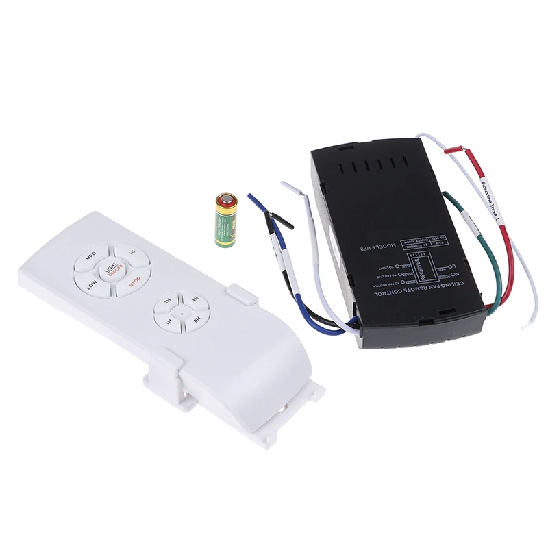 

ZLinKJ New 1Set High Quality Fan Lamp Remote Controller Wireless Remote Switch Ceiling Fan Speed Regulation With Timing Function