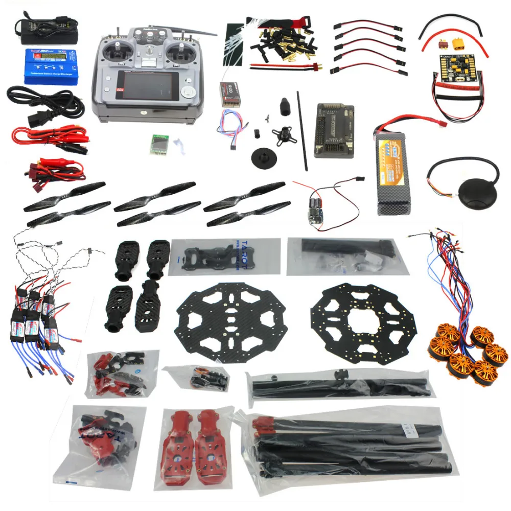 JMT DIY Full Set Helicopter Drone 6 axis Aircraft Kit Tarot 680PRO Frame 700KV Motor GPS