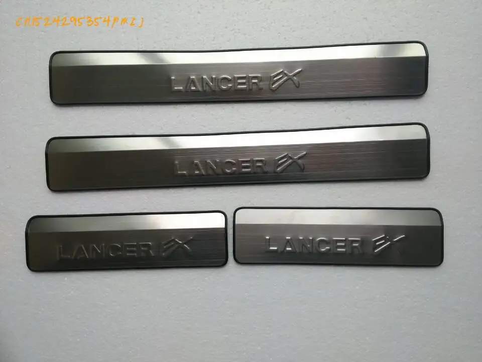 Боковая пороговая пластина для порога двери из нержавеющей стали Mitsubishi Lancer 2008 2013