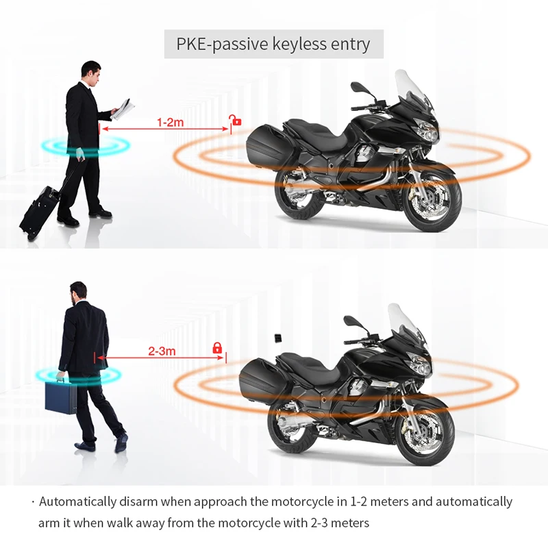 EASYGUARD Система бесключевого доступа сбд мотоцикл сигнализация Система безопасности универсальное Дистанционное включение выключение с gps трекер Android и IOS приложение