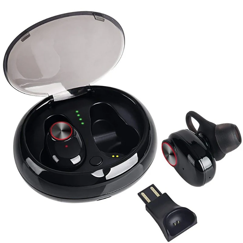 Desxz Dual TWS Earphones Wireless Bluetooth 5.0 Headset Sport Earbuds