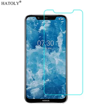 Перейти на Алиэкспресс и купить 2 шт Стекло для Nokia 8,1 защита экрана закаленное стекло для Nokia 8,1/X7 2018 Защитная стеклянная пленка для телефона