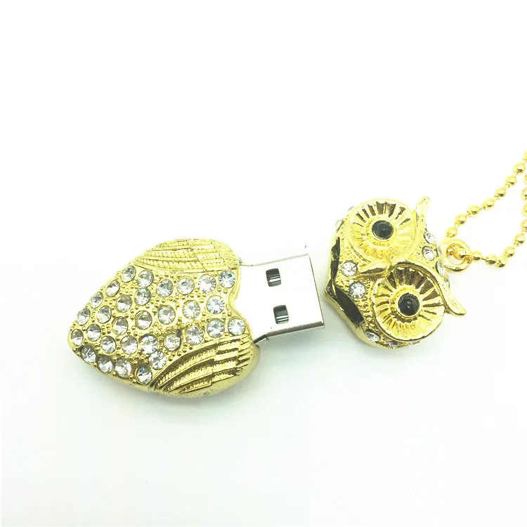 Металлическая USB флешка в виде совы 128 ГБ 8 16 32 64 ГБ|flash drive metal|64gb usbusb 3.0 flash |