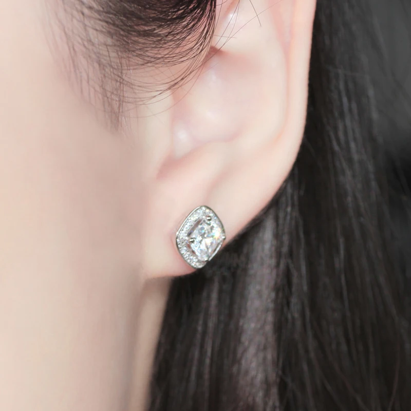 Cushion Cut Studs Ey77 Advancedmassagebysara