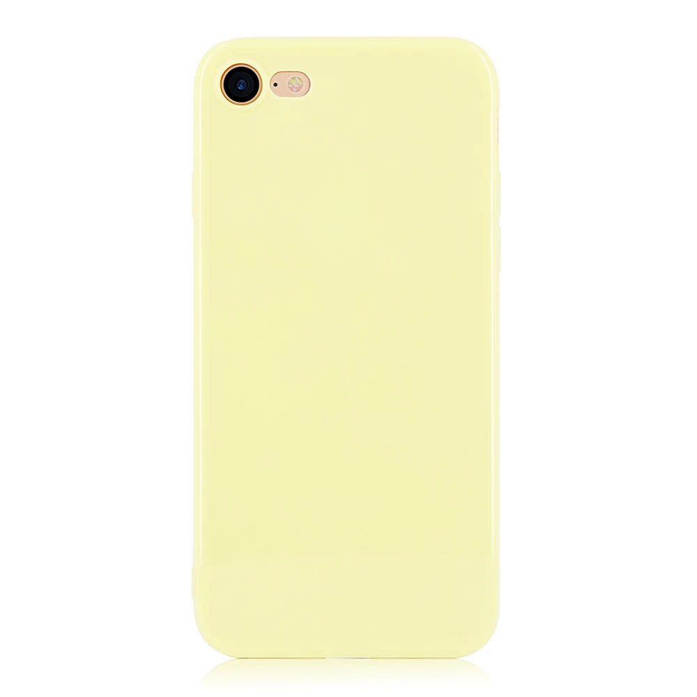 KIP71147Y_1_Smooth Pure Color Series Soft TPU Case for iPhone 7